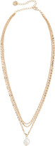 Thumbnail for your product : Jules Smith Designs Women's Layered Freshwater Pearl Mop Necklace