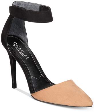 Charles by Charles David Pointer Two-Piece Pumps