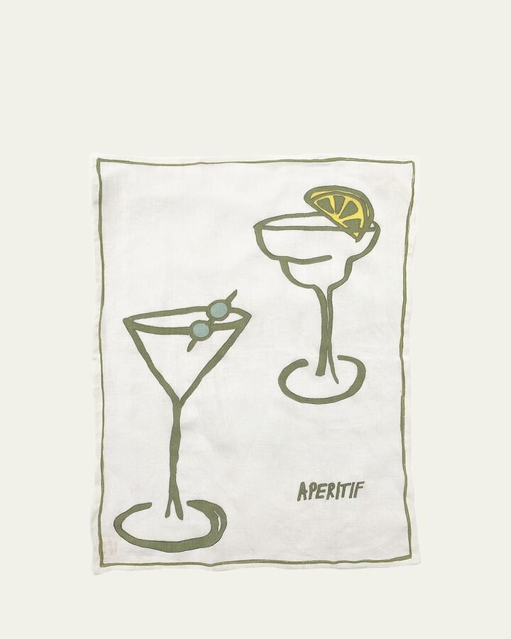 Amuse La Bouche Apertif Linen Tea Towel