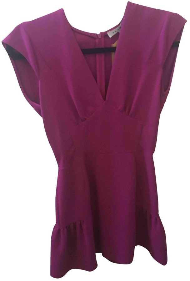 sandro purple dress