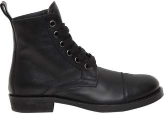 Ann Demeulemeester 20mm Leather Combat Boots