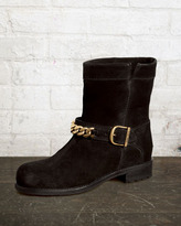Thumbnail for your product : Jimmy Choo Daze Distressed Suede Mountain Combat Boot, Black