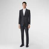Thumbnail for your product : Burberry English Fit Triple Stud Silk Linen Tailored Jacket