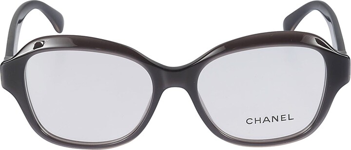 Shop CHANEL Square Eyeglasses (Ref: 3445 C760, Ref: 3445 1077, Ref