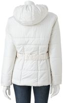 Thumbnail for your product : Say What belted puffer coat - juniors