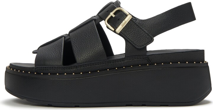 FitFlop GEN-FF Max Tumbled-Leather Fisherman Sandals