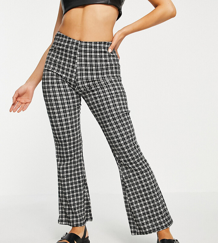 new look flared trousers