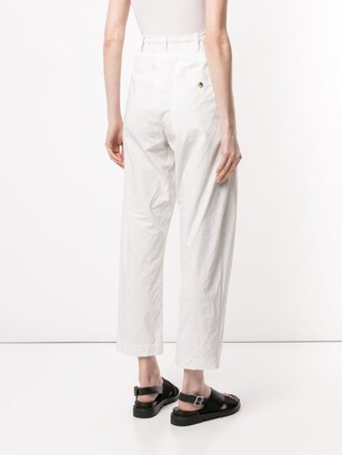 Forme D�expression Straight Ankle Striped Trousers