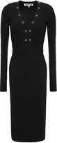 Thumbnail for your product : McQ Eyelet-embellished Stretch-knit Dress