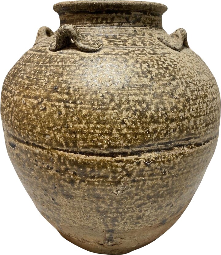 1stDibs Japanese Antique Edo Wabi-sabi Shigaraki Tamba Tanba Art Pottery Jar Tsubo Vase