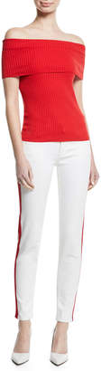 Ralph Lauren Collection 400 Matchstick Skinny Jeans w/ Tux Stripe