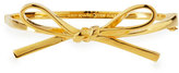 Thumbnail for your product : Kate Spade Skinny Mini Bow Bangle Bracelet, Yellow Golden
