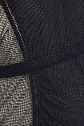 Stella McCartney Bea Treasuring Stretch-mesh Underwired Bodysuit