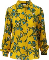 Floral-Motif Buttoned Shirt 