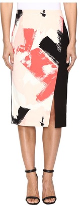 Ellen Tracy Asymmetrical Pencil Skirt Women's Skirt