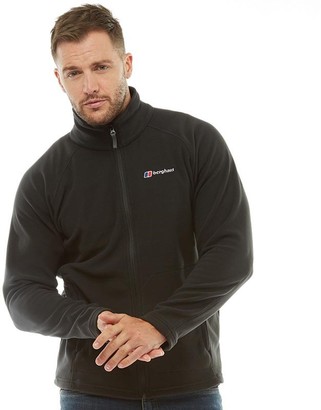 berghaus mens arnside full zip fleece jacket black