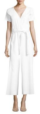 Piazza Sempione Short-Sleeve Solid Jumpsuit