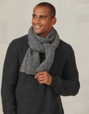 The White Company Men's Cashmere Scarf ShopStyle Scarves Wraps