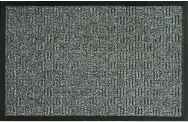 FANMATS Southern Oaks Floor Saver Mat Parquet Gray 18 in. x 30 in.