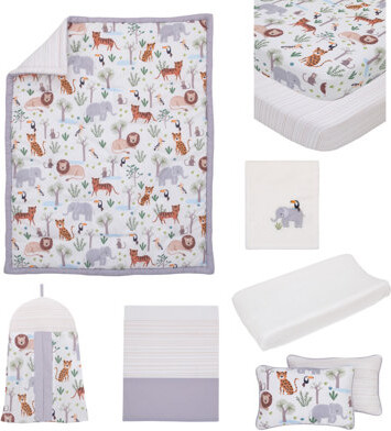 Nojo Orrie Growing Wild 8 Piece Crib Bedding Set