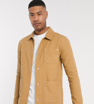 tan mens denim jacket