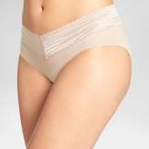 Thumbnail for your product : Warner's Simply Perfect by Women's 3Pk No Muffin Top Micro Hipster With Lace