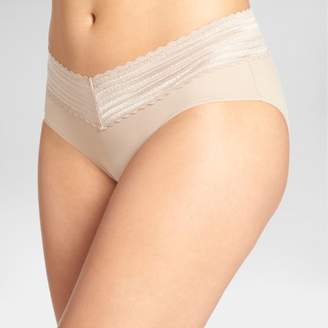 Warner's Simply Perfect by Women's 3Pk No Muffin Top Micro Hipster With Lace