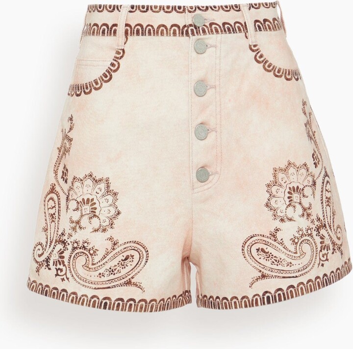 Akia Denim Short in Pink