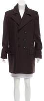 Thumbnail for your product : Balenciaga Double-Breasted Wool Coat Brown Double-Breasted Wool Coat