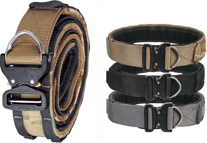 Elite Tribe Tactical Belt Riggers Belt DRing Molle 1.752inch Combat