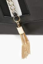 Thumbnail for your product : boohoo Sports Stripe And Chain Clutch