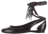 Thumbnail for your product : Sigerson Morrison Leather Smelami Flats w/ Tags