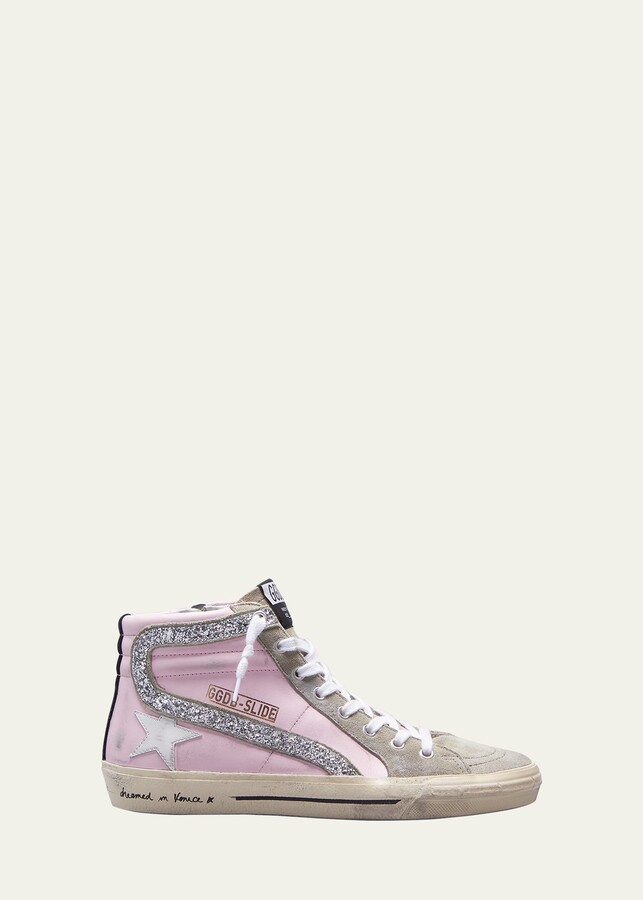 pink sparkle golden goose