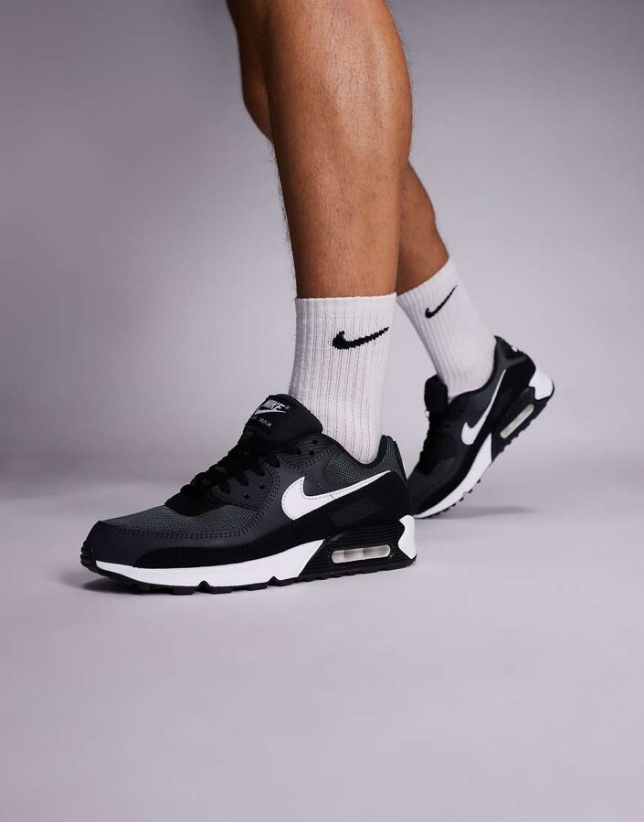 Nike Air Max 90 sneakers in gray and white
