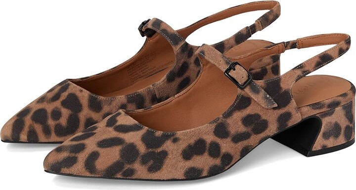 Gentle Souls by Kenneth Cole Gladys High Women's Heels Leopard Suede : 7 M, Leather