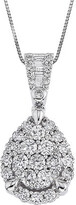 Thumbnail for your product : Fine Jewelry 1 CT. T.W. Certified Diamond 14K White Gold Pear Pendant Necklace