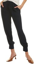 Thumbnail for your product : Theory Rib Cuff Silk Jogger Pant