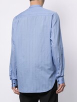 Thumbnail for your product : Giorgio Armani Stripe Print Collarless Shirt