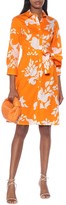 Thumbnail for your product : Carolina Herrera Floral stretch-cotton shirt dress