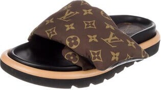 Louis Vuitton 2022 Pool Pillow Slides - Brown Sandals, Shoes