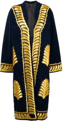 A.N.G.E.L.O. Vintage Cult 1970s Open-Front Embroidered Coat