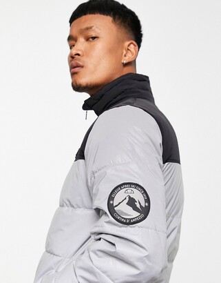 Ellesse Reflective Puffer Jacket In Silver - ShopStyle
