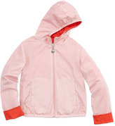 Thumbnail for your product : Moncler Thea Reversible Nylon Jacket, Coral, Girls' 8-10