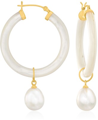 Mother Of Pearl Hoop Earrings | Shop the world's largest 