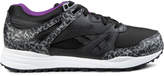 Thumbnail for your product : Reebok Black/White/Aubergine Ventilator Reflective Shoes