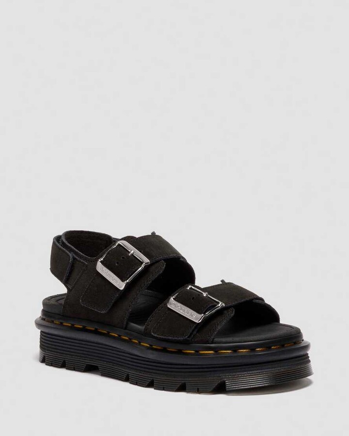 Zebzag Suede Sandals