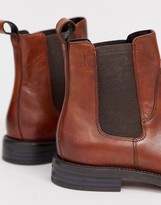 Thumbnail for your product : Vagabond Amina chelsea boots in brown leather