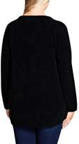 Thumbnail for your product : City Chic Zip Detail Sweater