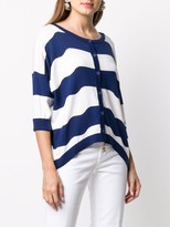 Thumbnail for your product : Twin-Set Slouchy Striped Cardigan