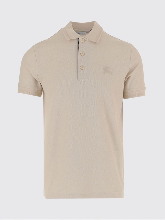 Burberry Polo Shirt Men color Beige